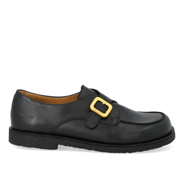 Angulus chaussure en cuir à boucle dorée