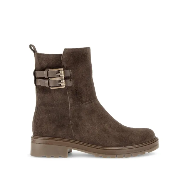 Gabor Comfort bottines marron cuirs combinés largeur G