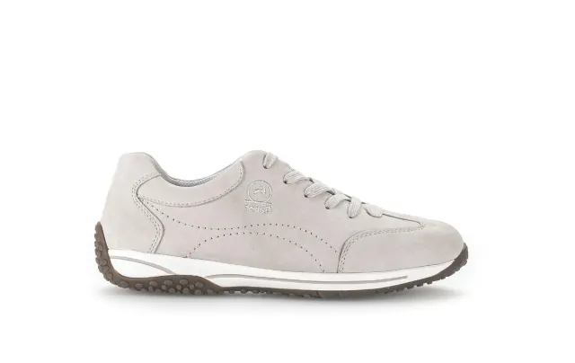 Gabor Comfort baskets cuir grises semelle gomme