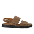 Angulus sandale cuir scratchs réglables noir