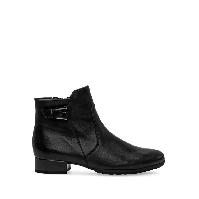 Gabor Comfort bottines noires cuir talon 25 mm