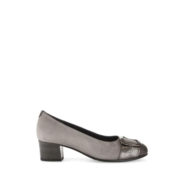 Gabor Comfort escarpins taupe cuir talon 30 mm