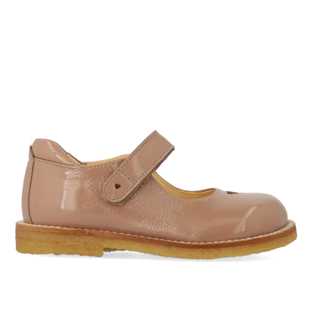 Angulus ballerine cœur scratch cuir large enfant