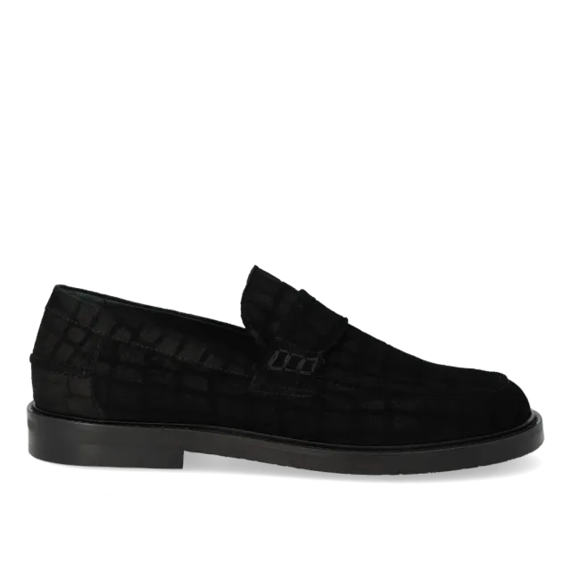 Angulus Penny mocassin cuir largeur large