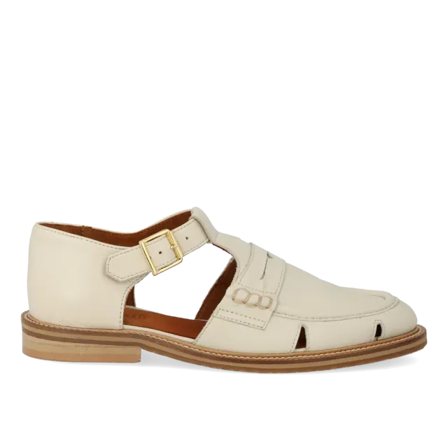 Angulus Penny loafer mocassin à boucle dorée