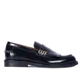 Angulus penny loafer franges cuir cousu