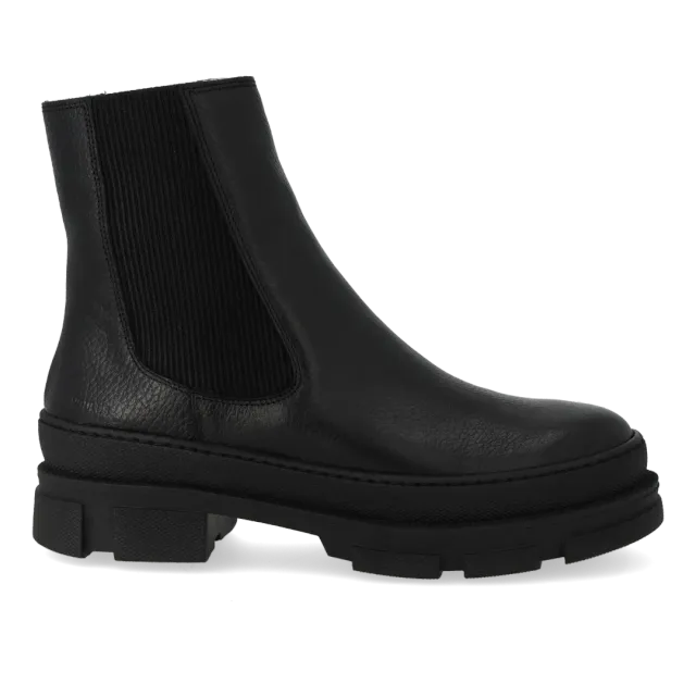 Angulus Chelsea chunky doublure laine bottines femme cuir