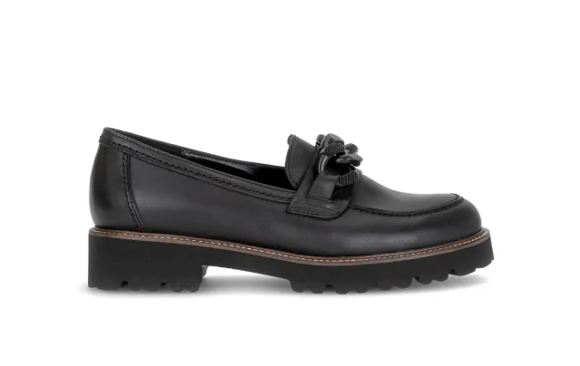Gabor Comfort mocassins cuir lisse largeur F