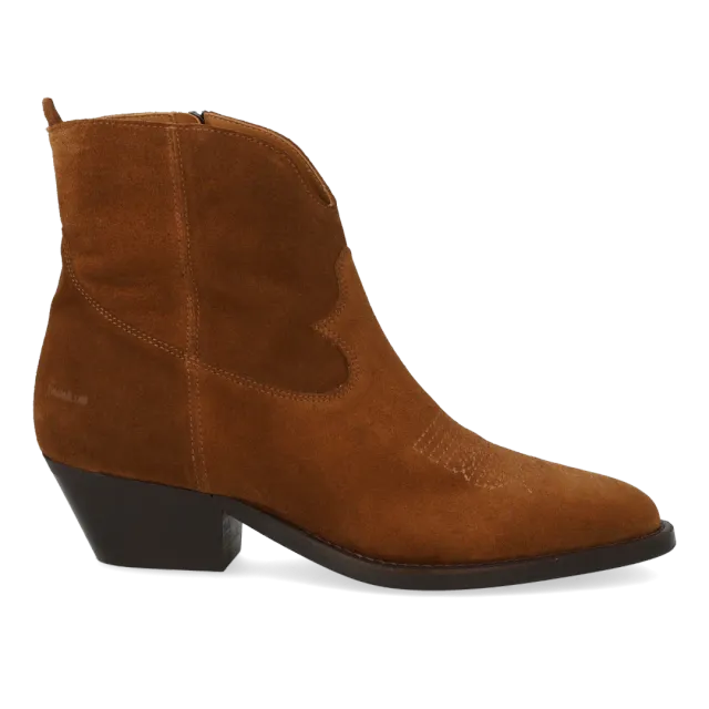 Angulus bottes cowboy en daim à talon 4 cm