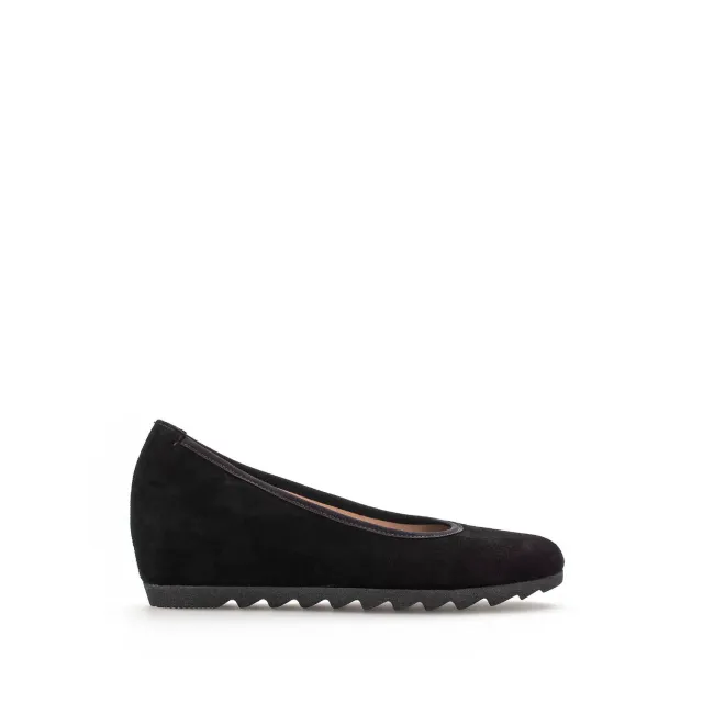 Gabor Comfort ballerines velours talon compensé 30 mm