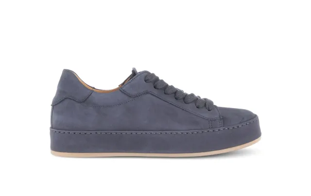 Gabor Comfort baskets bleues velours semelle espadrille