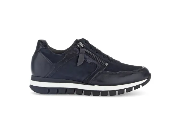Gabor Comfort baskets bleues en cuir femme