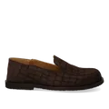 Angulus mocassin cuir marron Wide fit