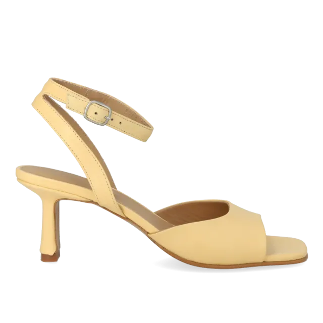 Angulus sandale cuir talon 6 cm bride cheville