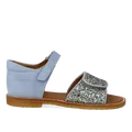 Angulus sandales cuir pailleté à scratch