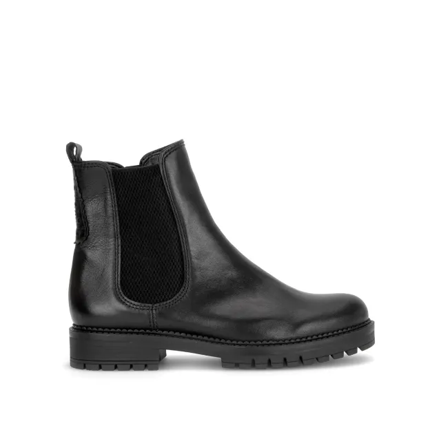 Gabor Comfort bottines noires cuir lisse Chelsea