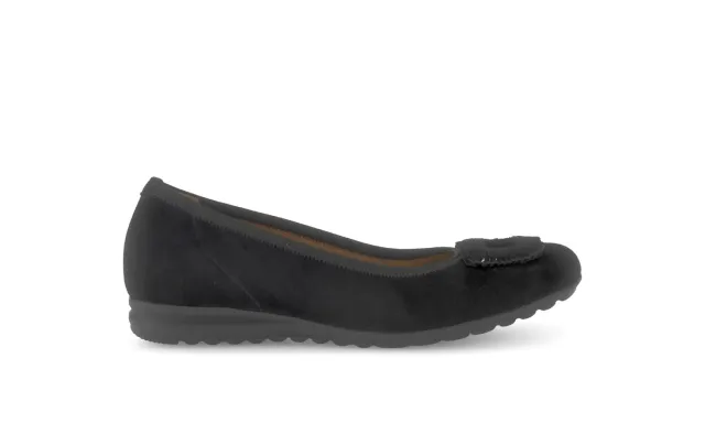 Gabor Comfort ballerines cuir noires largeur G