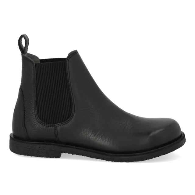 Angulus Bottine Chelsea enfant cuir élastiques large