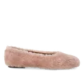 Angulus ballerine cuir et laine d’agneau