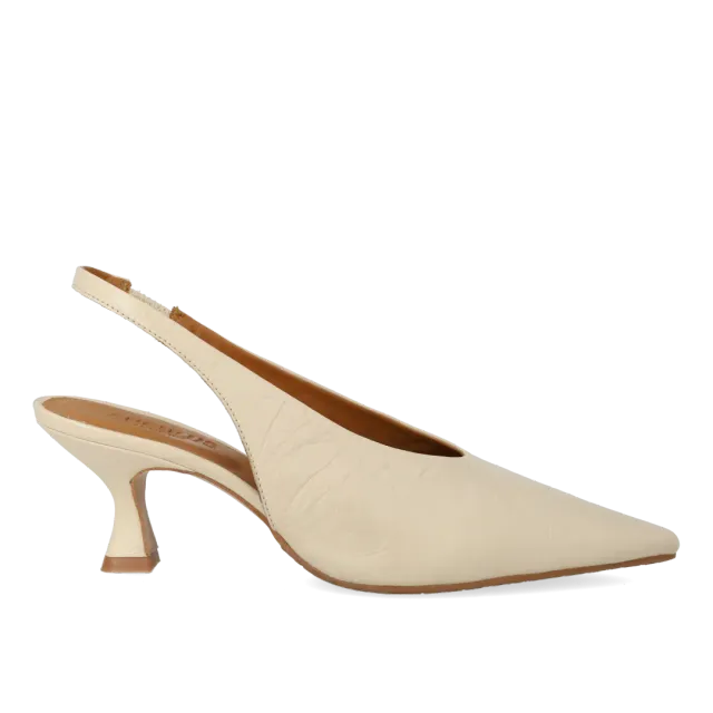 Angulus sandale slingback cuir talon 5 cm