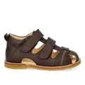 Angulus sandales bébé cuir scratch surpiqûres