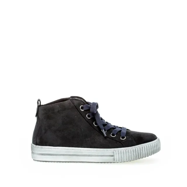 Gabor Comfort baskets montantes bleues daim Best Fitting