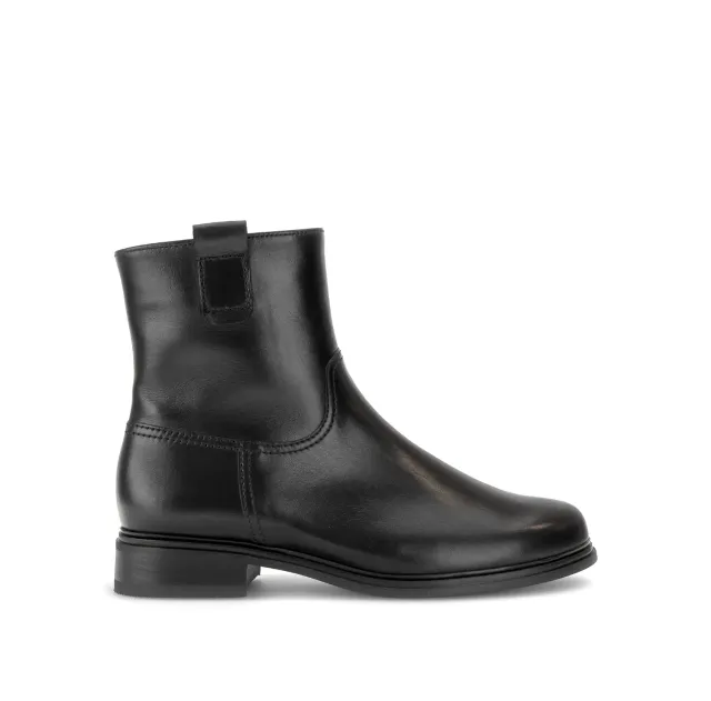 Gabor Comfort bottines noires cuir lisse largeur G