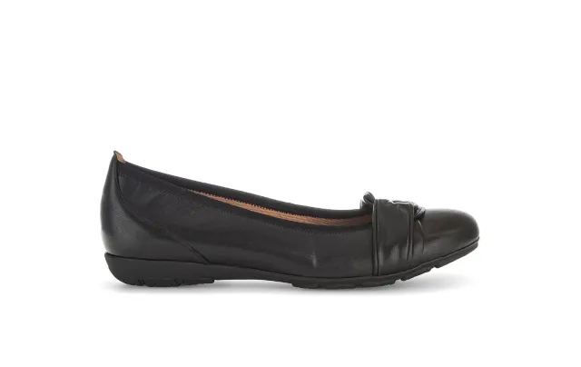 Gabor Comfort ballerines noires cuir lisse Hovercraft