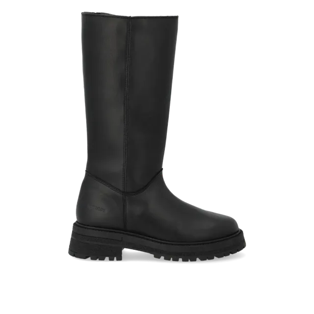 Angulus Long Shafted boot with chunky track sole bottes cuir enfant