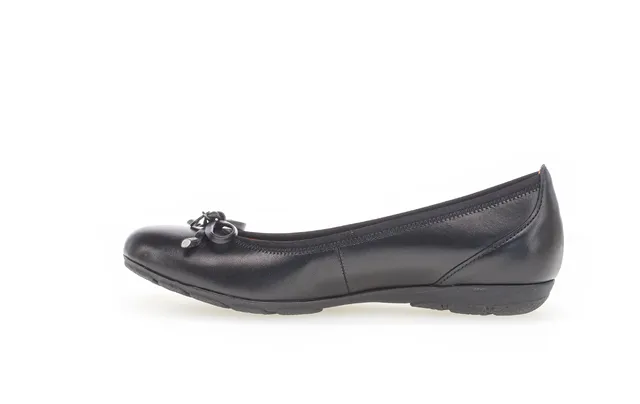Gabor Comfort ballerines noires en cuir lisse femme Hovercraft