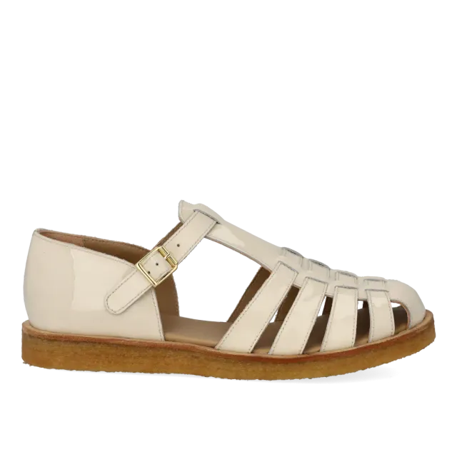 Angulus Sandale Pêcheur Cuir Boucle Semelle Crépe