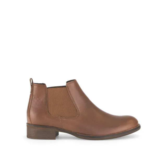 Gabor Comfort bottines marron cuir lisse élastique confort
