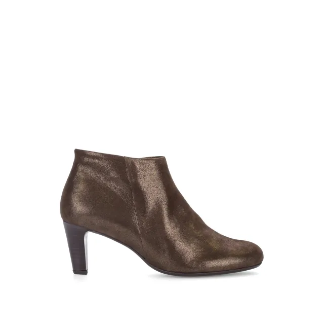Gabor Comfort bottines cuir métallisé habillées