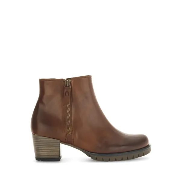 Gabor Comfort bottines marron en cuir lisse