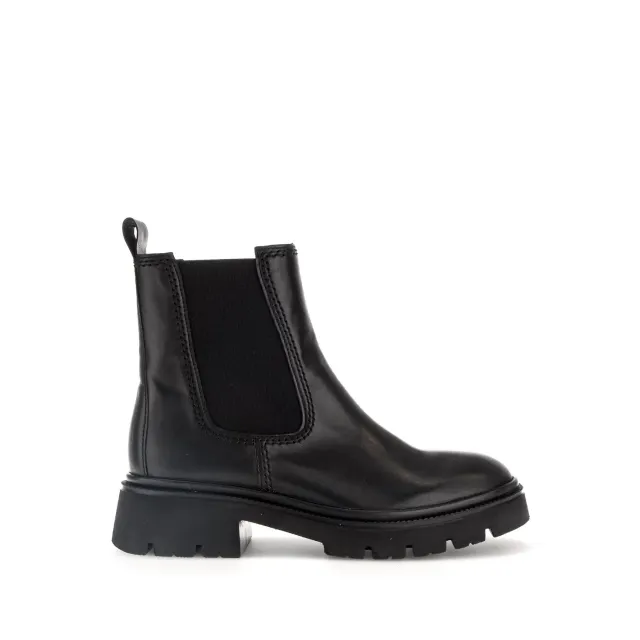 Gabor Comfort bottines Chelsea noires cuir lisse