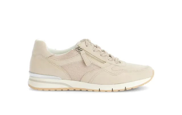 Gabor Comfort baskets beiges daim largeur G zip