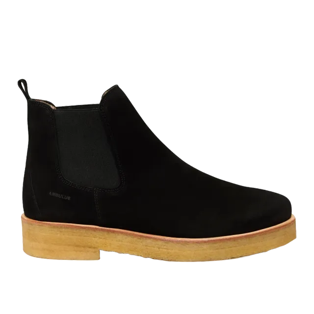 Angulus Chelsea boot with elastic bottines chelsea cuir daim