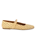 Angulus Ballerine cuir ajourée boucle enfant