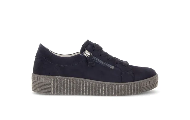 Gabor Comfort baskets bleues daim marine largeur F