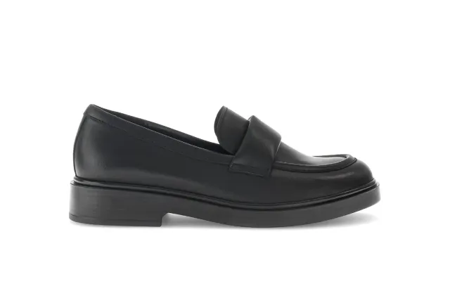 Gabor Comfort mocassins noirs cuir lisse doublure cuir