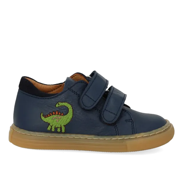 Angulus basket cuir scratch broderie dino
