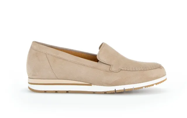 Gabor Comfort ballerines beiges en nubuck largeur G